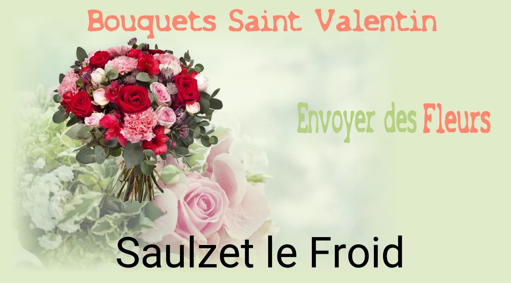Roses de Saint-Valentin livrées à Saulzet-le-Froid